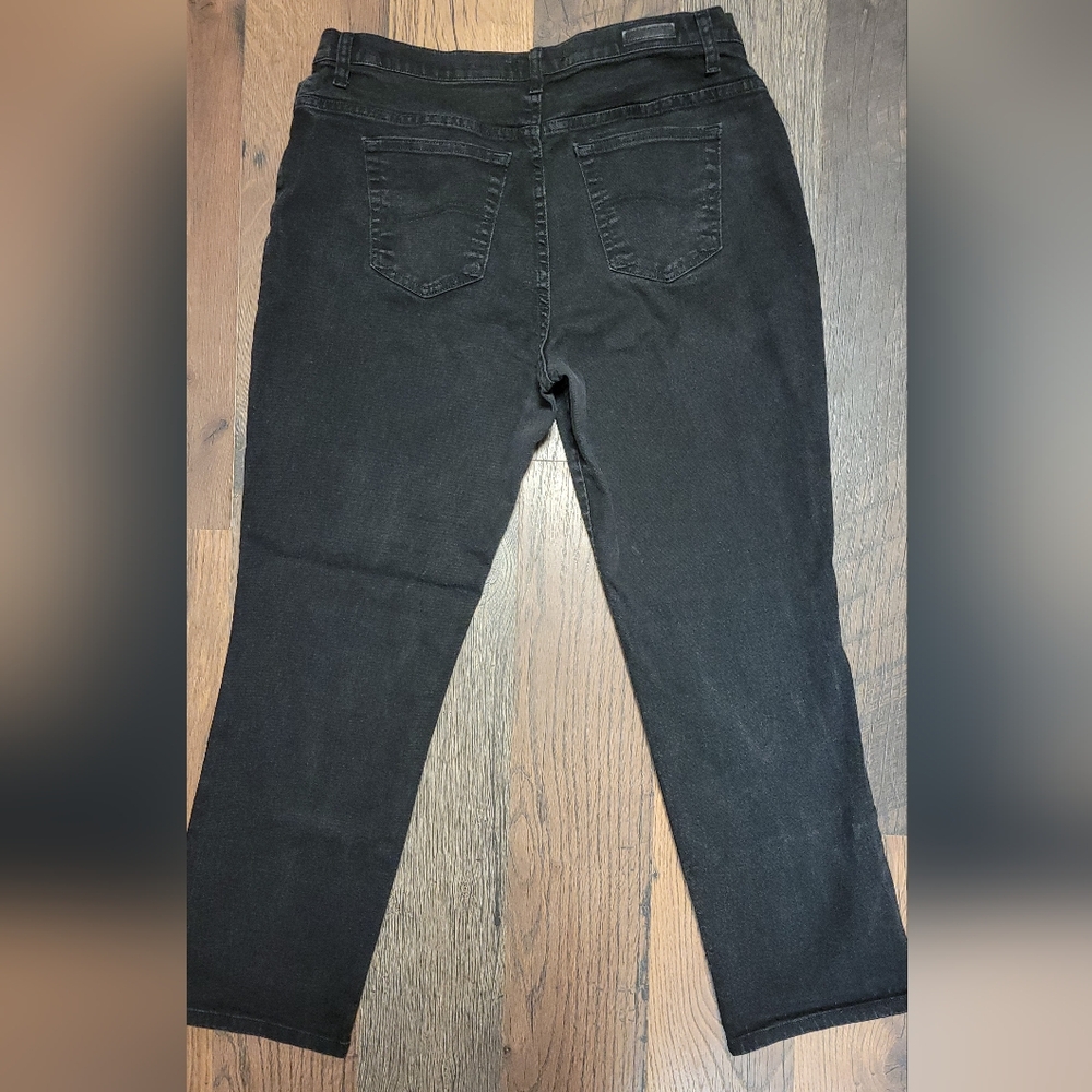 Lee Women's Black Skinny Jeans, (134) Size 16W
